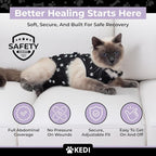 Cat Surgery Recovery Suit Female Cat Onesie - Image 6