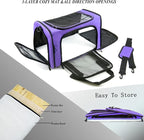 Soft Sided Carrier for Small Medium Cats Dogs, Removable Pad Collapsible Travel - Image 5