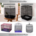 Bird Cage Seed Catcher, Bird Cage Net Cover Adjustable Bird Cage Netting Seed - Image 6
