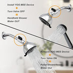 Pets Shower Attachment, Quick Connect on Tub Spout w/Front Diverter, Portable - Image 4