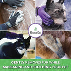 H HandsOn Pet Grooming Gloves - Image 2
