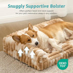 Cute Dog Bed, Faux Rabbit Fur Orthopedic Foam Dog Bed - Image 5