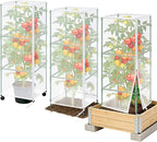 3 Pack Garden Netting Cover for Square Tomato Cage by Uyeesi