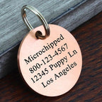 Ultra Joys Stainless Steel Pet ID Tag Dog Name Tags Personalized Front and Back - Image 2