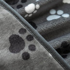 Dog Blanket Paw Bone Pattern 1 Pack 1 Super Soft Warm Flannel Sofa Cover Car - Image 6