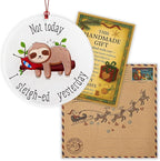 Sloth Gifts for Women, Sloth Ornament, Christmas Ornament 2025 Funny Lazy - Image 2