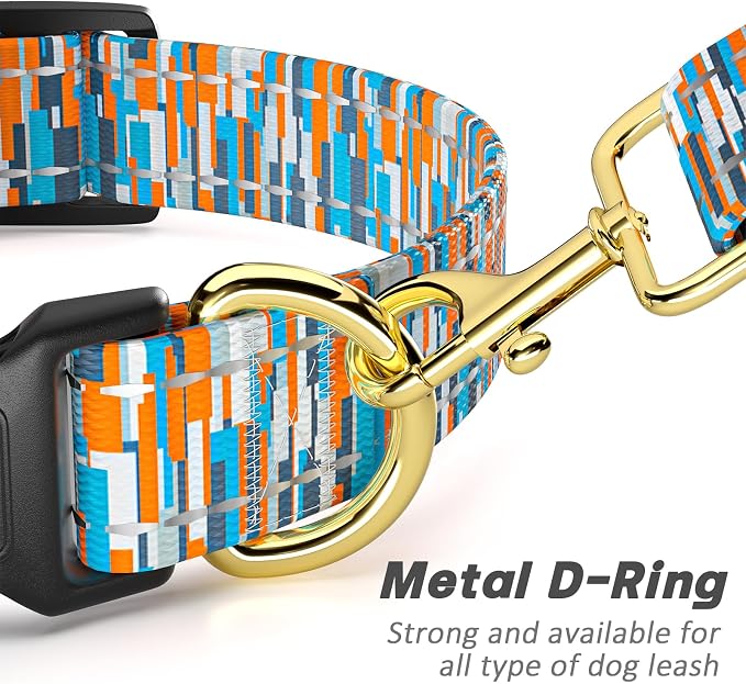 Reflective Dog Collar for Extra Small Dogs, Cute Boho Adjustable Heavy-Duty - Image 5
