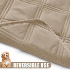 Smiry Waterproof Dog Bed Cover Blanket 30x53, Soft Reversible Pet Blanket - Image 3