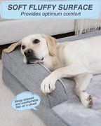 KSIIA Washable Dog Bed XL Senior Dog, Orthopedic Warm Soft Pet Sofa Waterproof - Image 6