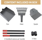 Heeyoo Dog Pooper Scooper, Dog Poop Tray and Rake Set, Pet Waste Removal Scoop - Image 5