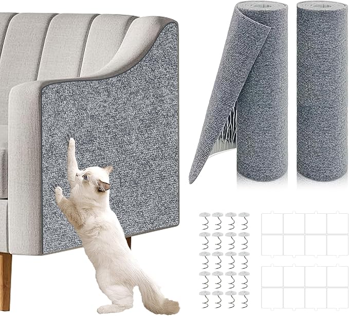 2 Pcs Total 78.8"x15.8" Cat Scratch Mat, Cat Scratch Couch Furniture Protector by Unknown
