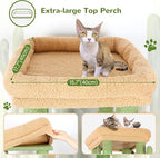 Globlazer Cactus Cat Tower for Indoor Cats, Heavy Duty Cat Trees for Large Cats - Image 2