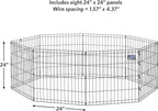 MidWest Homes for Pets Folding Metal Puppy / Dog Exercise Pen, Indoor/Outdoor - Image 3