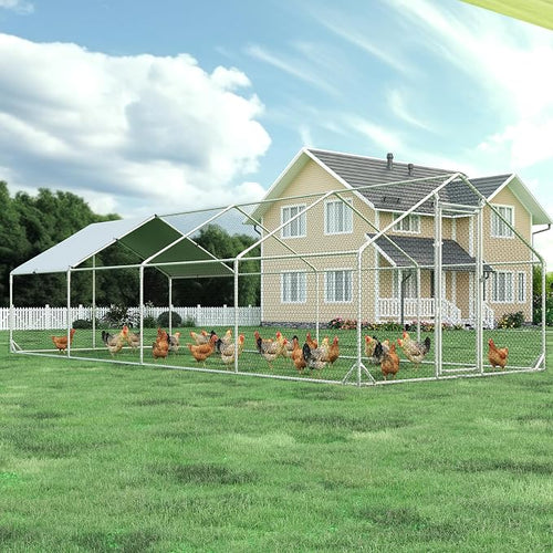 4ever2buy Large Metal Chicken Coop by 4ever2buy