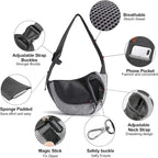FDJASGY Pet Sling Carrier for Small Dogs Cats, Breathable Mesh Travelling Hand - Image 4