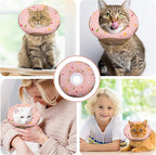 Cat Cone Collar Soft, Adjustable Cat Recovery Collar Kitten Cones to Stop - Image 7