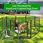 Dog Playpen Outdoor Extra Wide 16 Piece Panels Heavy Duty Dog Fence 24" Height - Image 6