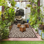 GENIMO Outdoor Rug for Patio Clearance, Reversible Plastic Straw Rugs for RV - Image 4