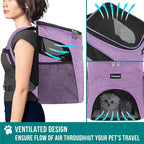 PetAmi Small Dogs and Cat Backpack Carrier, Airline Approved Pet Backpack - Image 4