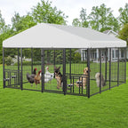 ROOMTEC Large Dog Kennel Outdoor Pet Pens Dogs Run by ROOMTEC