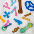 Nylabone Flavor Frenzy Barbell Puppy Chew Toy, Rubber Toys - Image 5