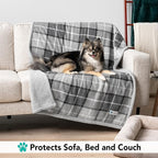 PetAmi Dog Blanket for Medium Large Dogs, Pet Bed Blanket Cat Puppy Kitten - Image 3