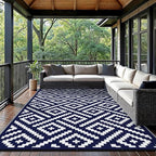 GENIMO 5x8 Outdoor Rug Waterproof, Reversible Mats, Area Rug, Plastic Outside - Image 5