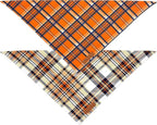 Realeaf Fall Dog Bandanas 2 Pack, Reversible Pet Scarf - Image 3