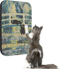 Art Cat Scratcher, Wall-Mountable Cat Scratching Board, Cat Wall Scratcher by LESISSMER