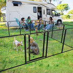 Dog Playpen Outdoor Extra Wide 16 Piece Panels Heavy Duty Dog Fence 40" Height - Image 5