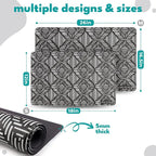 NALALAS Dog Mat for Food and Water, Cat Feeding Mat | Waterproof Dog Bowl Mat | - Image 9