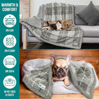 PetAmi Dog Blanket for Bed, XL Pet Blanket Large Dogs, Fleece Furniture Couch - Image 5