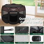 Love's cabin Pet Puppy Dog Playpen, Medium Dog Tent Crates Cage Indoor/Outdoor - Image 5
