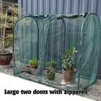 Poray Large Tunnel 73''x37''x61''Plant Netting Cover, 5FT Tall Crop Cage Tomato - Image 8