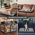 Dog Bed Medium Size Dog, Orthopedic Flannel Pet Bed - Image 6