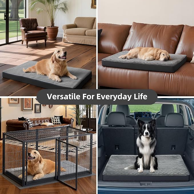 Dog Bed Extra Large Sized Dogs, Orthopedic Flannel XXL Dog Bed - Image 6
