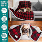 PetAmi Dog Blanket for Bed, XL Pet Blanket Large Dogs, Fleece Furniture Couch - Image 5