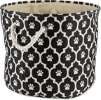 Bone Dry 6192 Pet Storage Collection Lattice Paw Print, Large Round - Image 2