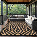 GENIMO Outdoor Rugs 8x10 Waterproof, Reversible Mats, Area Plastic Straw Rug - Image 7