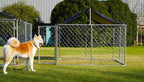 78"x 78" Outdoor Dog Enclosure Heavy Duty Dog Kennel House Mesh Dog Big Cage - Image 6