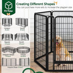 Yaheetech Dog Playpen Outdoor, 47 inch 12 Panels Dog Pen Indoor Heavy Duty - Image 6