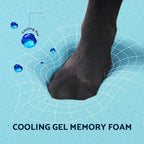 Large Cooling Dog Bed, Waterproof Pet Bed - Image 3