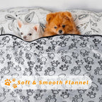 LOKOZ Small Dog Blanket for Medium Large Dogs Fleece Puppy Blanket Washable Dog - Image 2