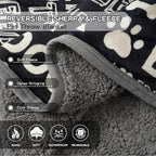 Waterproof Dog Blankets Pet Blanket 50"x60", Soft Fluffy Sofa Car Bed Protector - Image 4