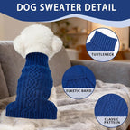 Dog Sweaters for Small Dogs Cute Knitted Chihuahua Clothes Warm Dog Clothes - Image 3