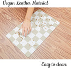 Ralxion Checkered Dog Feeding Mat, Absorbent Mats - Image 6