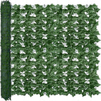 Artificial Ivy Privacy Fence Wall Screen: 40X100 in UV-Anti Faux Greenery by ODTORYHOME