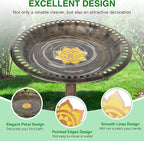 Saillong 4 Pack Bird Bath Copper Disk, Reinforced 99.99% Pure Copper Bird Bath - Image 4