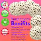 Bonka Bird Toys 2117 Pk6 Sola Atta Balls Foot Talon Craft Part Parrot Bird Toys - Image 3