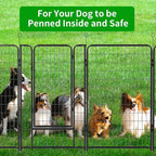 Dog Playpen Outdoor Extra Wide 16 Piece Panels Heavy Duty Dog Fence 50" Height - Image 6